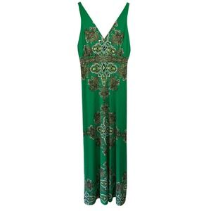 INC International Concepts | Dresses | Inc Maxi Dress With Silver Beading  Size Large | Poshmark